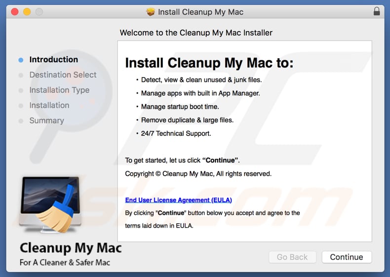 built in mac cleaner